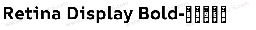 Retina Display Bold字体转换
